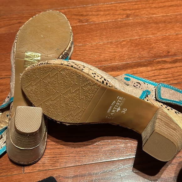 Spring Step L’Artiste Leather Sandals - Picture 8 of 13